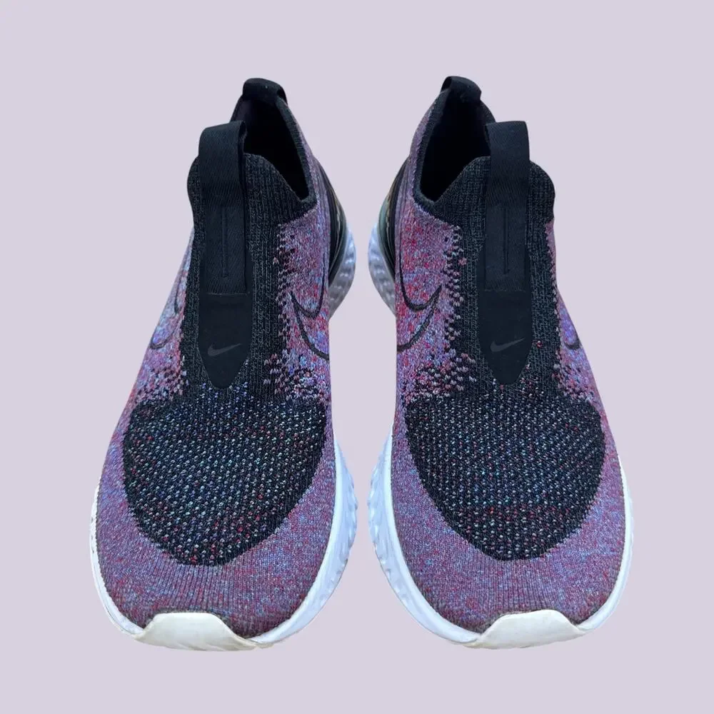 Nike Epic React Phantom Flyknit Blue Void Men Size 9 Slip On Sneakers BV0415-002